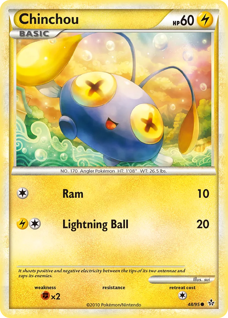 Chinchou, HS—Unleashed #48/95