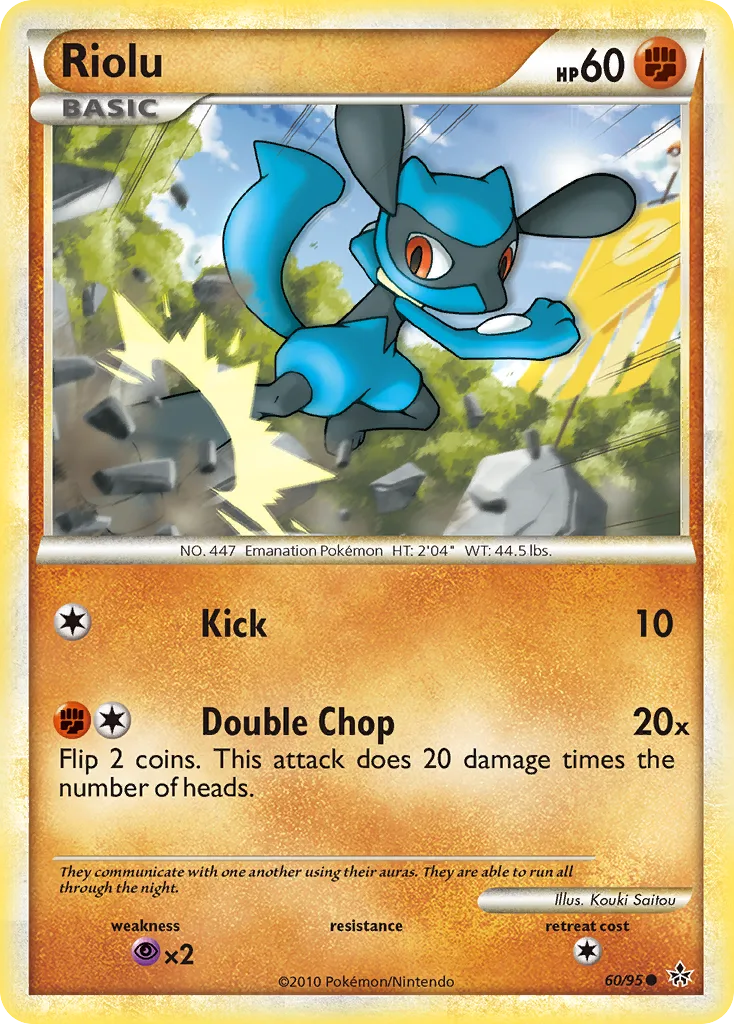 Riolu, HS—Unleashed #60/95