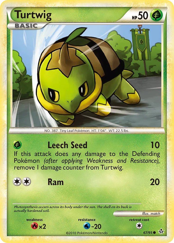 Turtwig, HS—Unleashed #67/95
