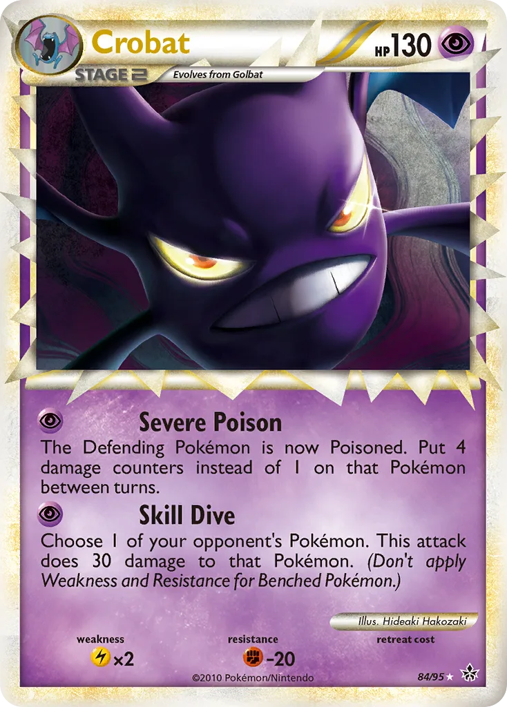 Crobat, HS—Unleashed #84/95