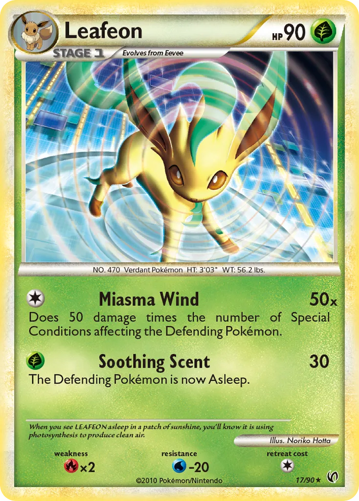 Leafeon, HS—Undaunted #17/90