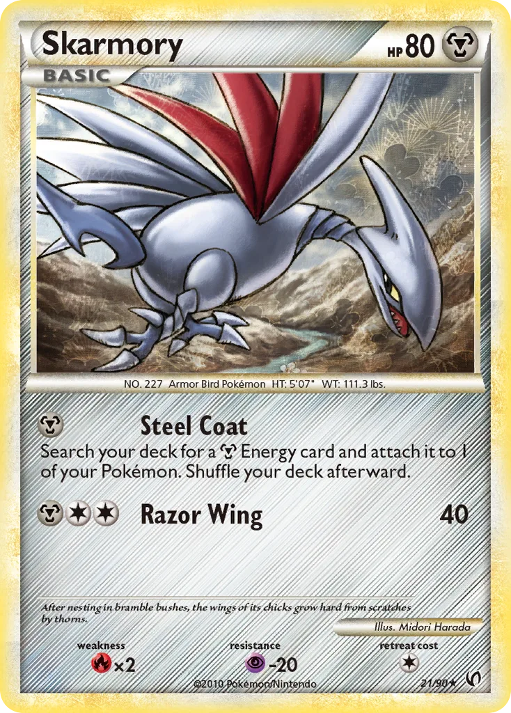 Skarmory, HS—Undaunted #21/90