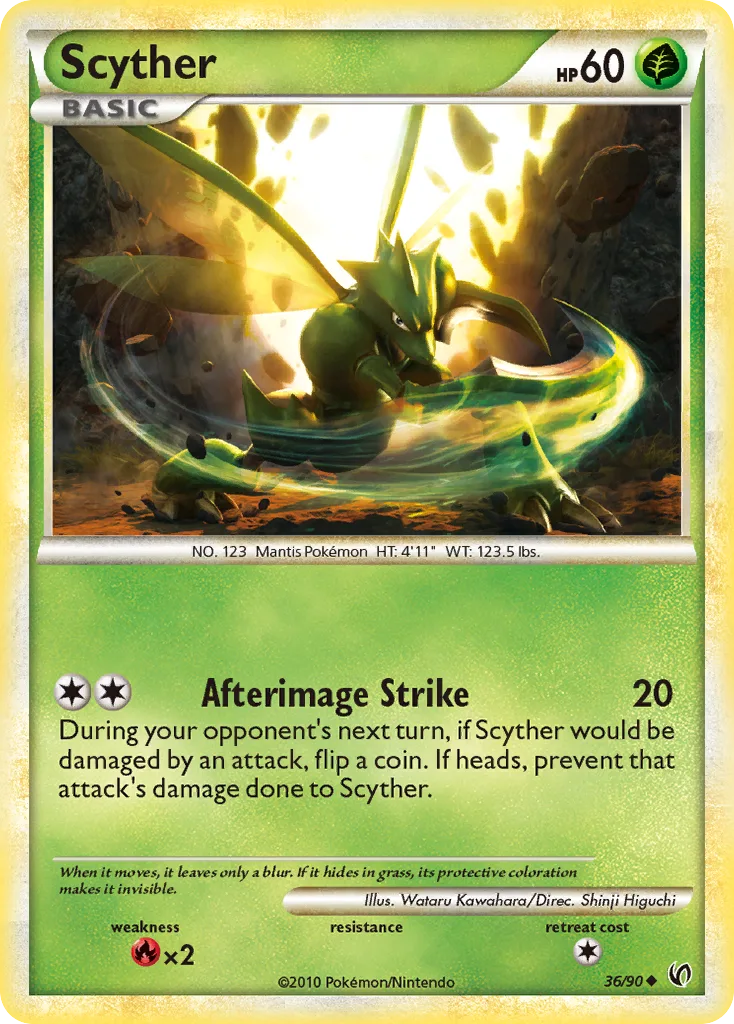 Scyther, HS—Undaunted #36/90