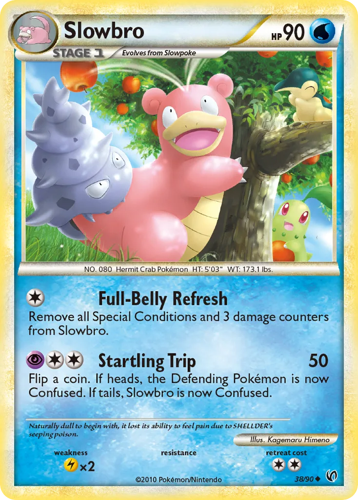 Slowbro, HS—Undaunted #38/90