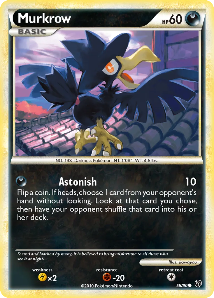 Murkrow, HS—Undaunted #58/90