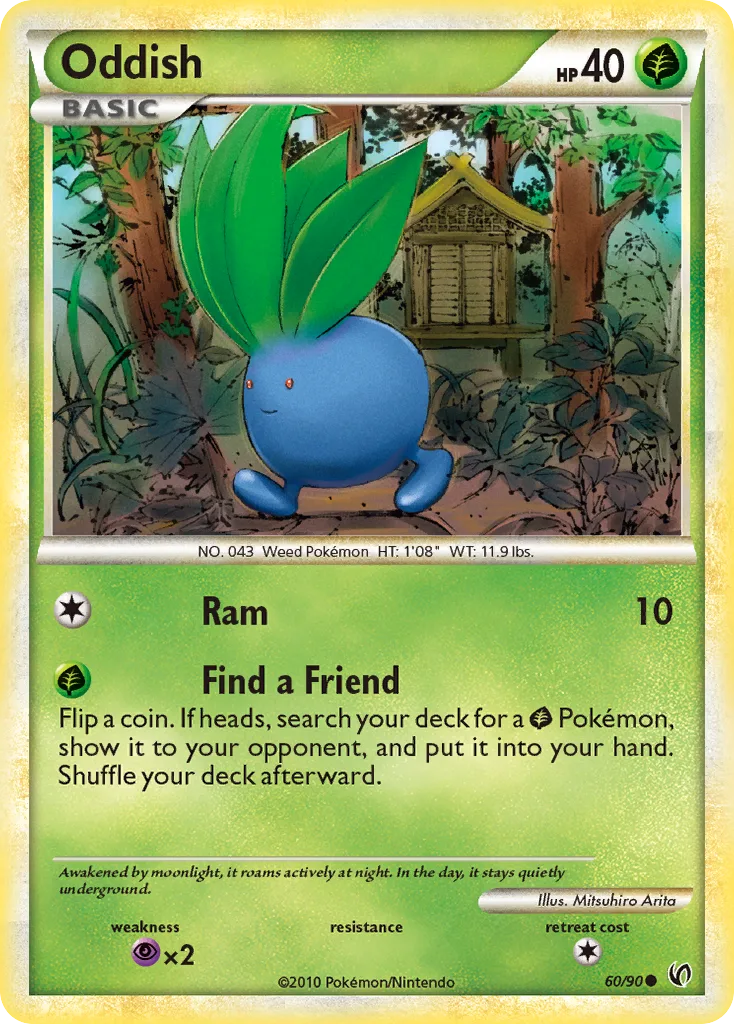 Oddish, HS—Undaunted #60/90