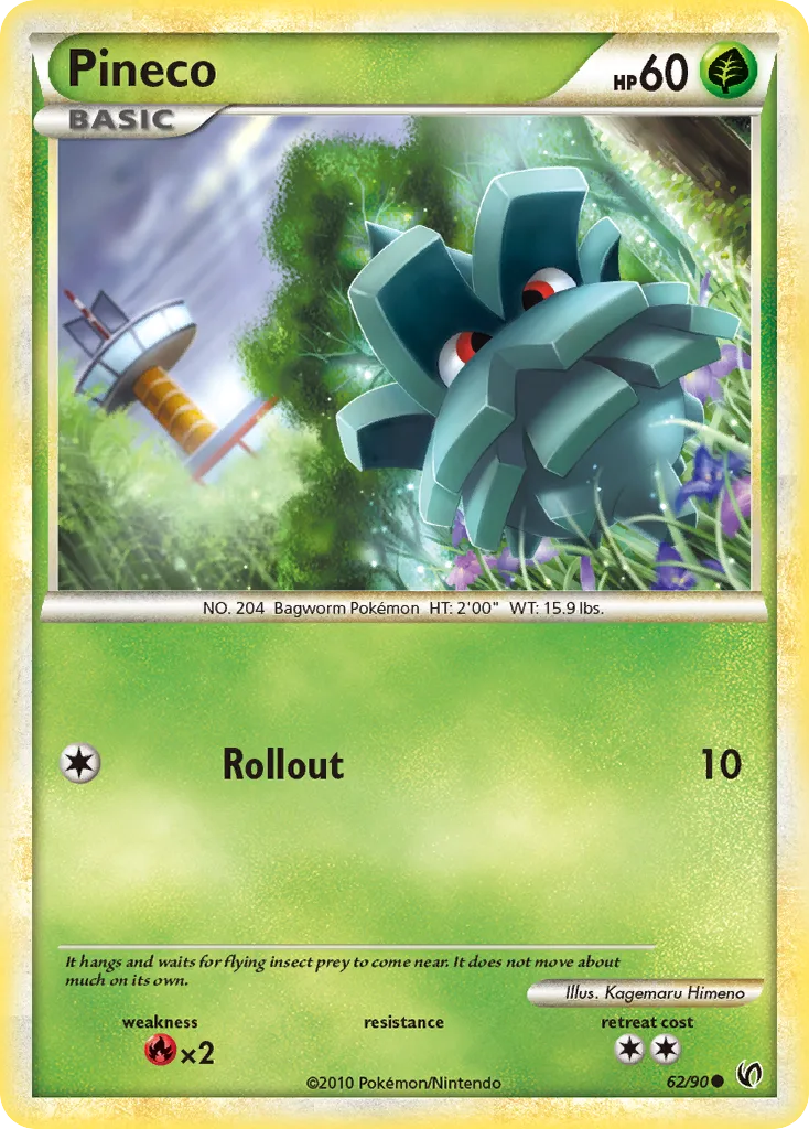 Pineco, HS—Undaunted #62/90