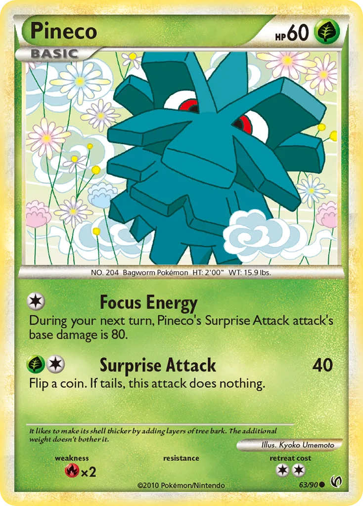 Pineco, HS—Undaunted #63/90