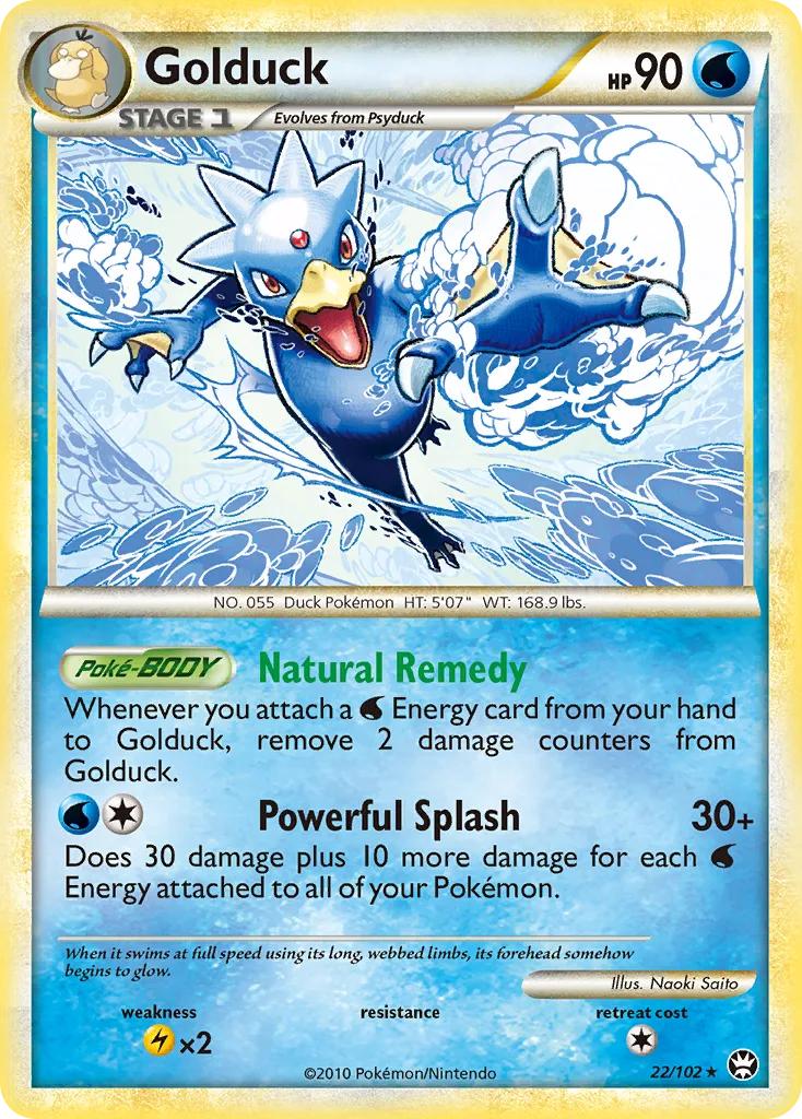 Golduck, HS—Triumphant #22/102