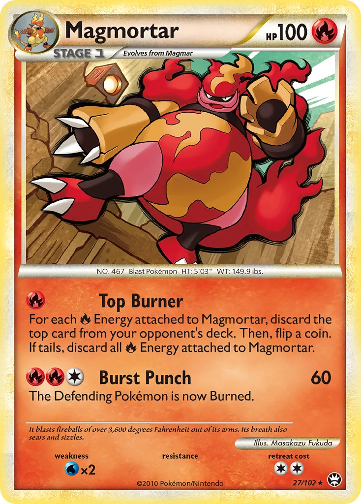 Magmortar, HS—Triumphant #27/102