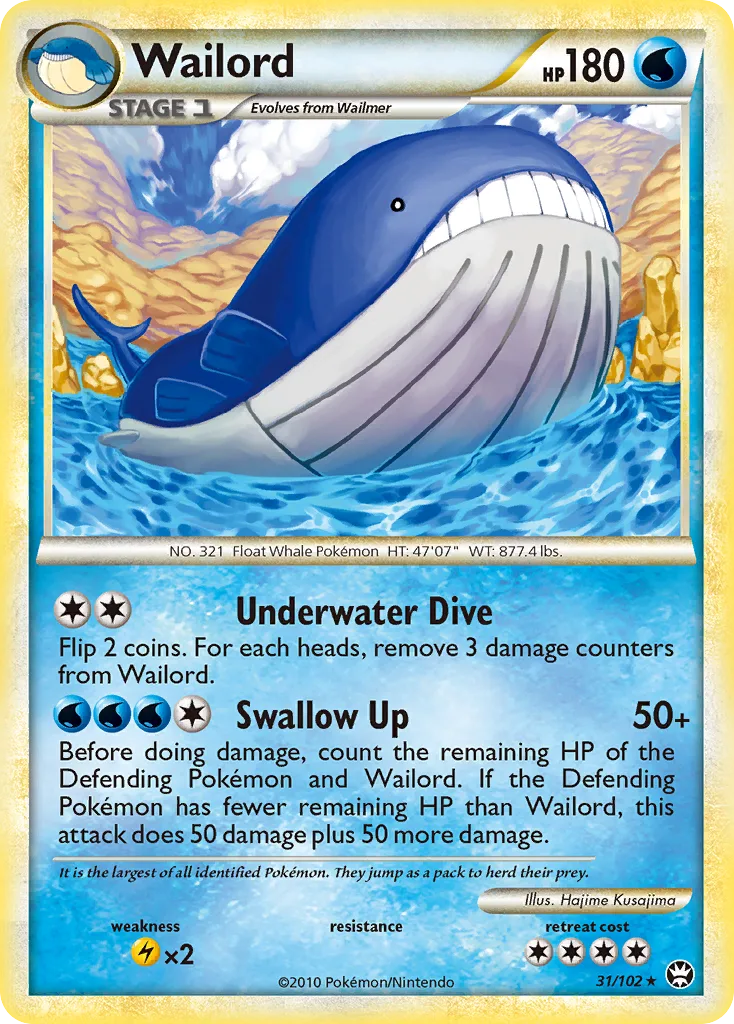 Wailord, HS—Triumphant #31/102