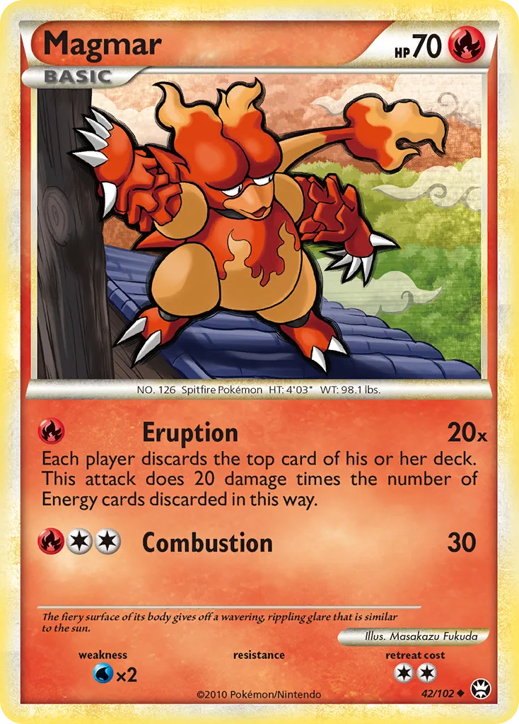 Magmar, HS—Triumphant #42/102