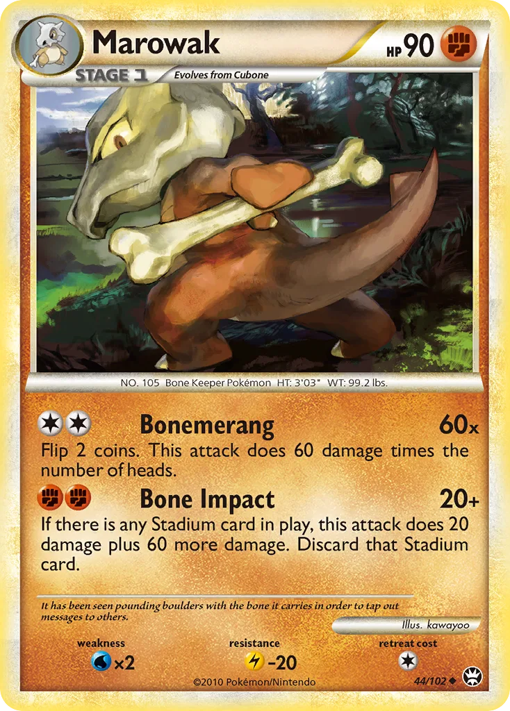 Marowak, HS—Triumphant #44/102