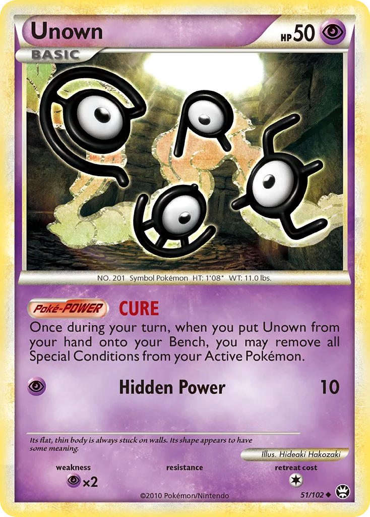 Unown, HS—Triumphant #51/102