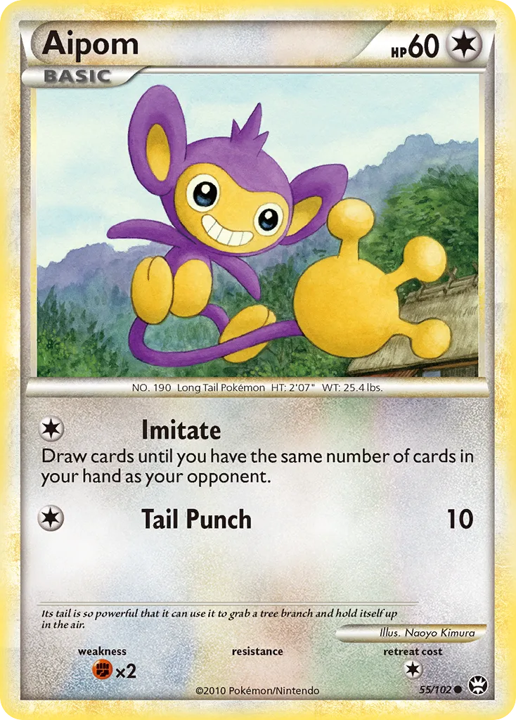 Aipom, HS—Triumphant #55/102