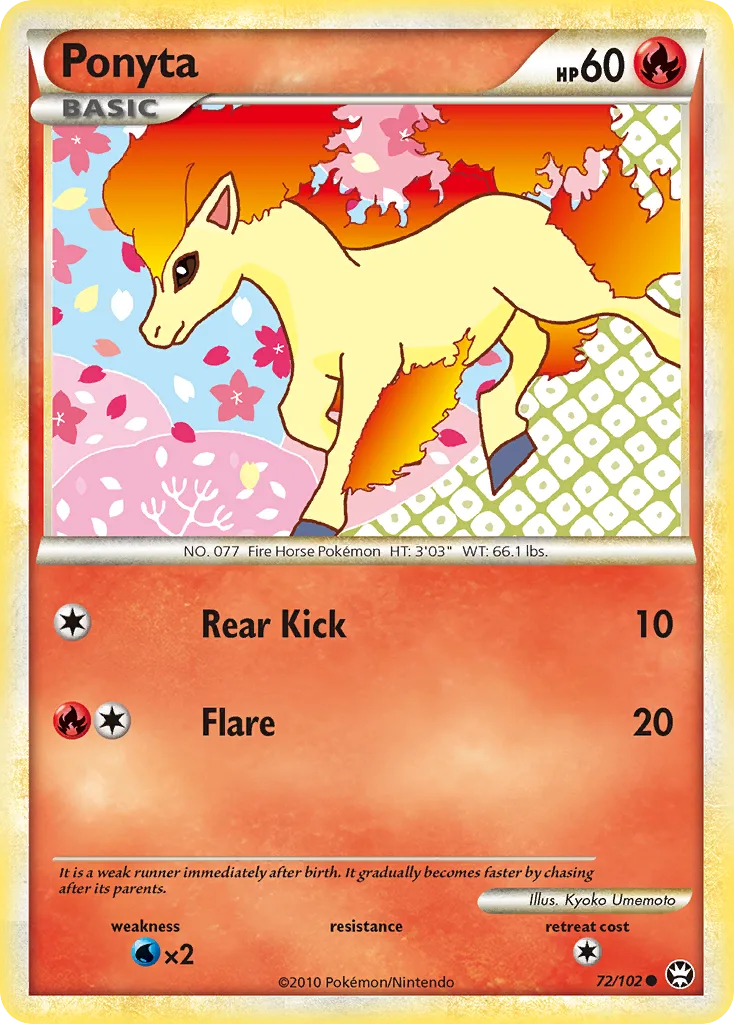 Ponyta, HS—Triumphant #72/102