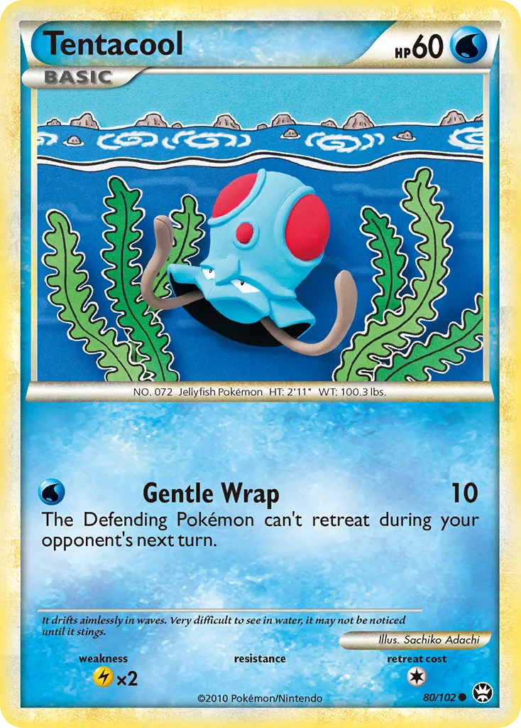 Tentacool, HS—Triumphant #80/102