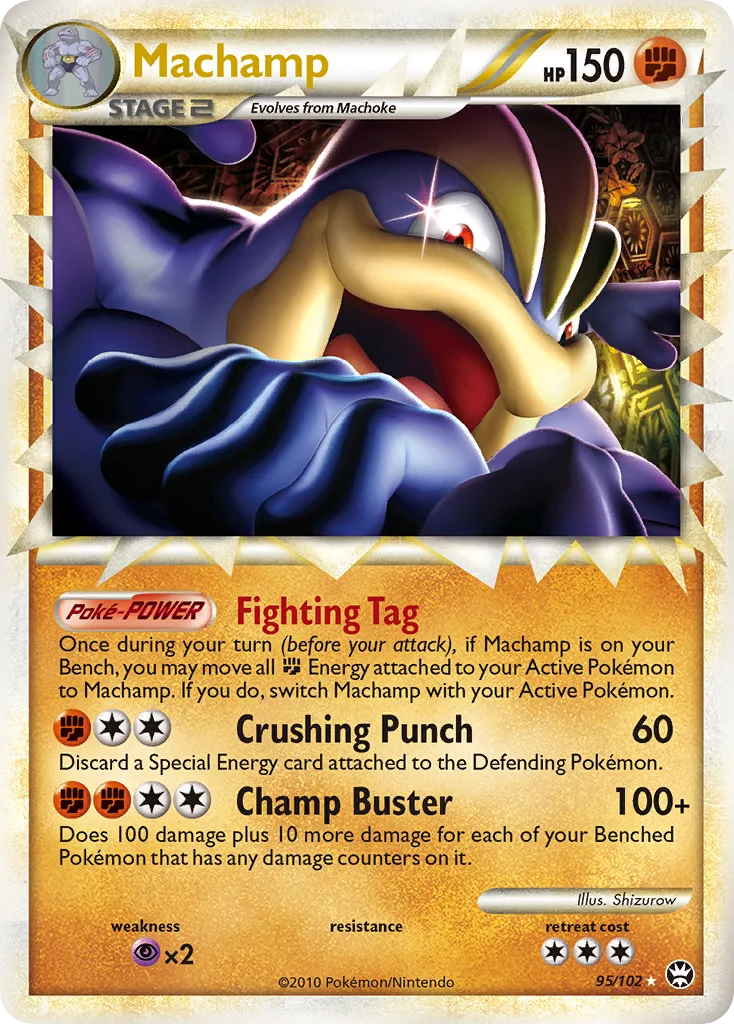 Machamp, HS—Triumphant #95/102