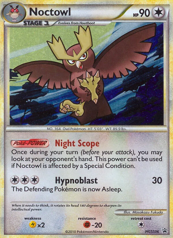 Noctowl, HGSS Black Star Promos #HGSS06