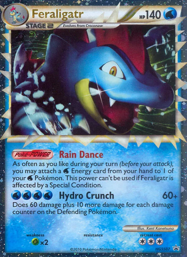 Feraligatr, HGSS Black Star Promos #HGSS07