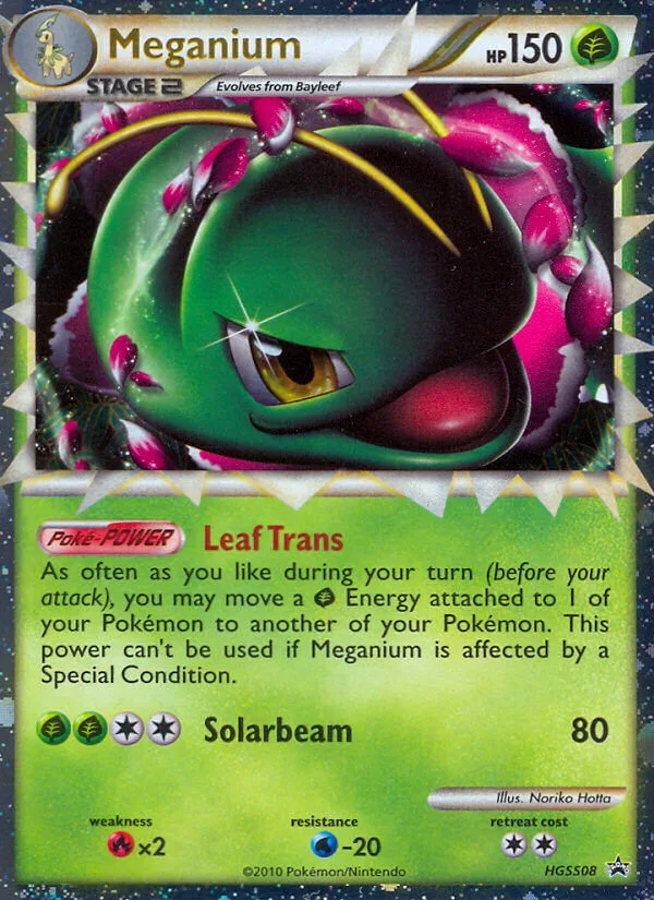 Meganium, HGSS Black Star Promos #HGSS08