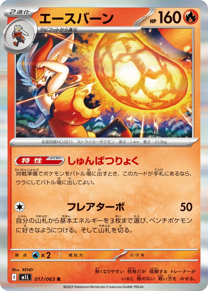 Cinderace, Mega Brave #017/063