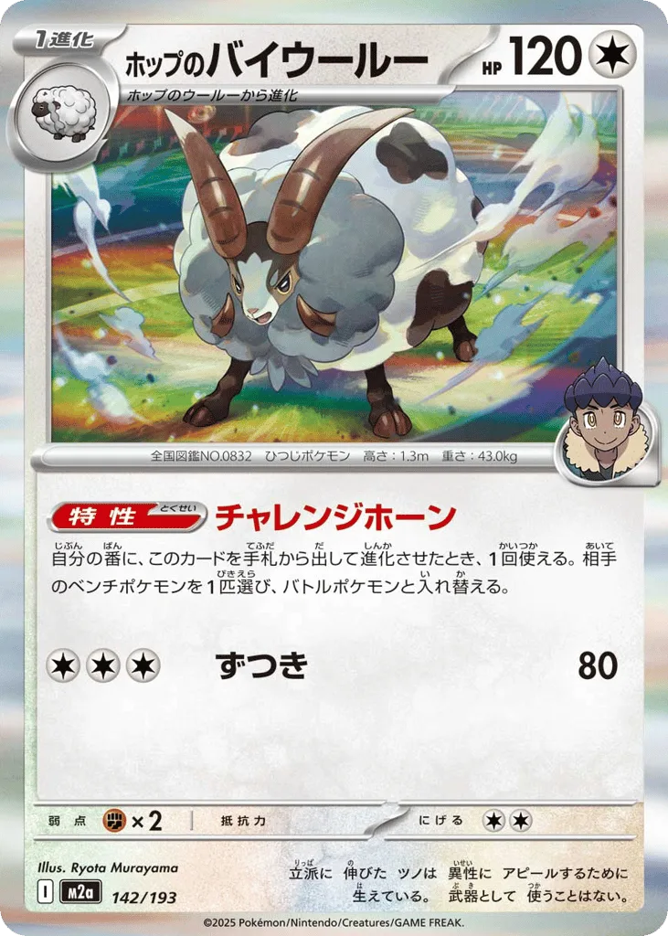 Hop's Dubwool, MEGA Dream ex #142/193