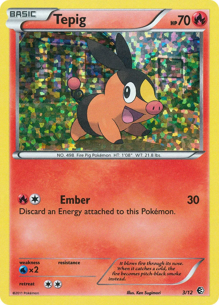 Tepig, McDonald's Collection 2011 #3/12