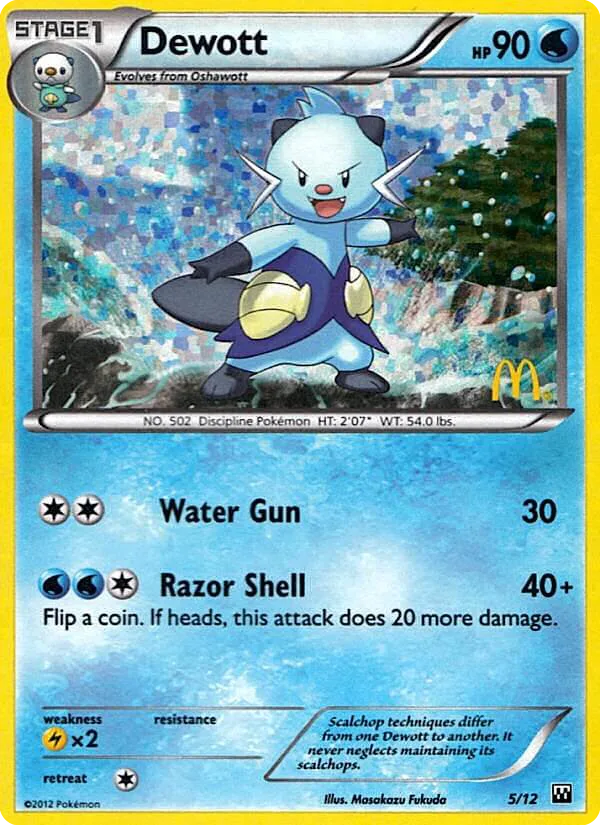 Dewott, McDonald's Collection 2012 #5/12