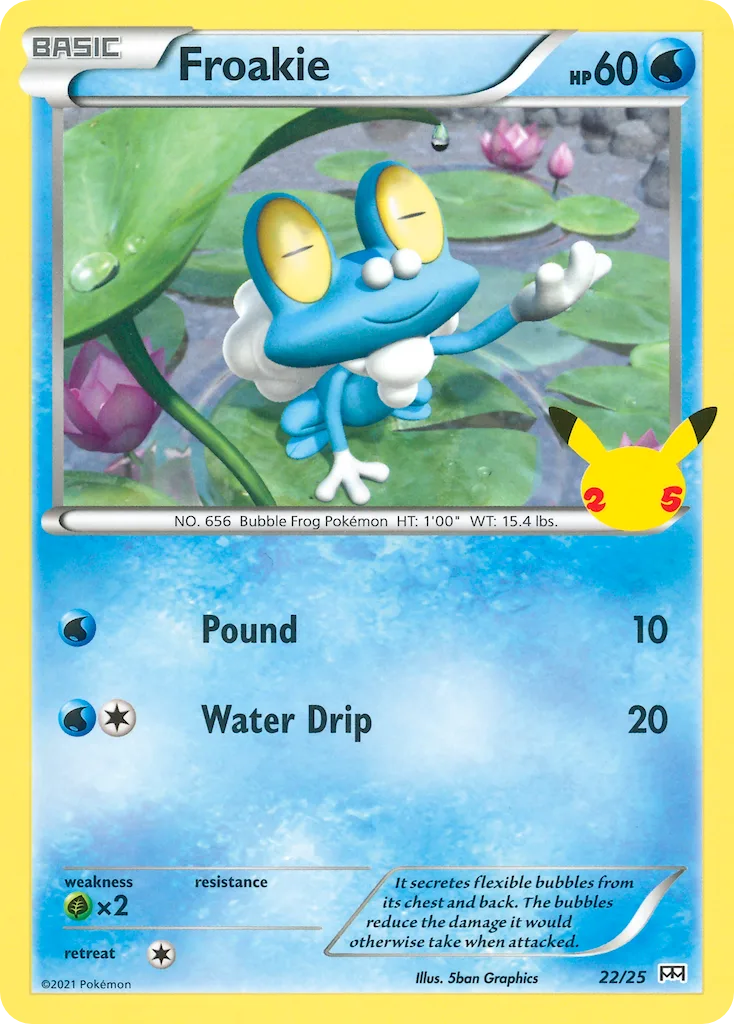 Froakie, McDonald's Collection 2021 #22/25