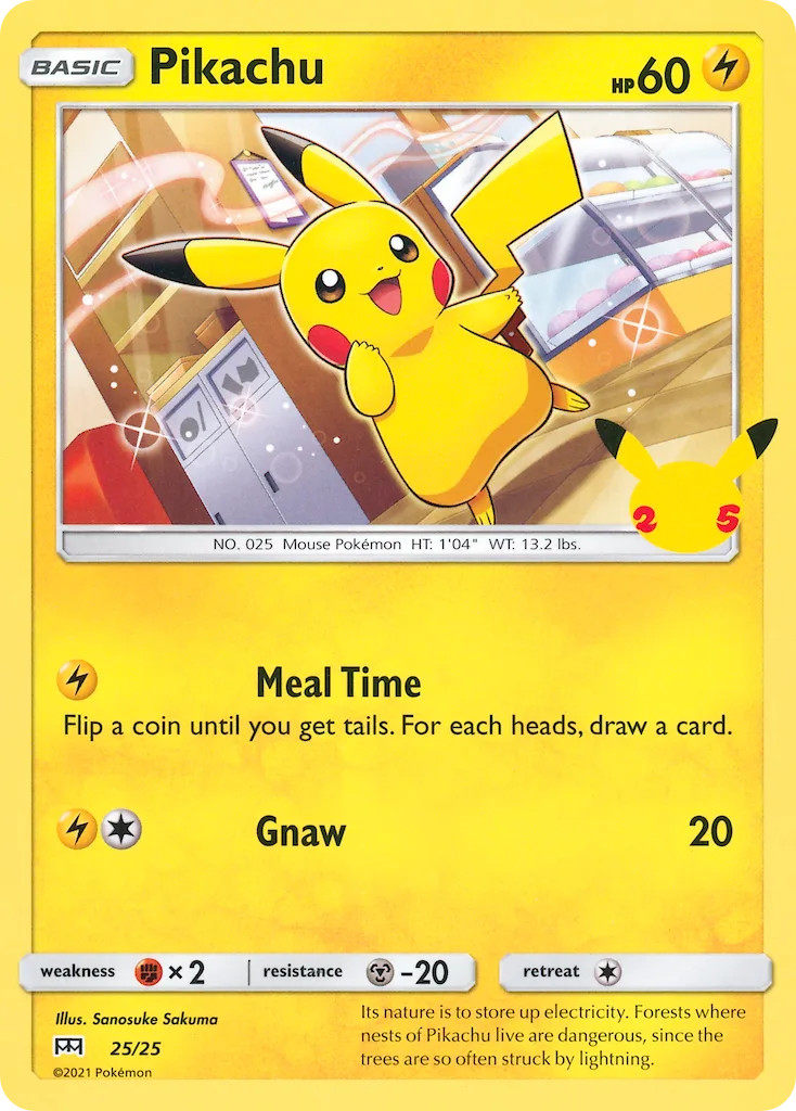 Pikachu, McDonald's Collection 2021 #25/25
