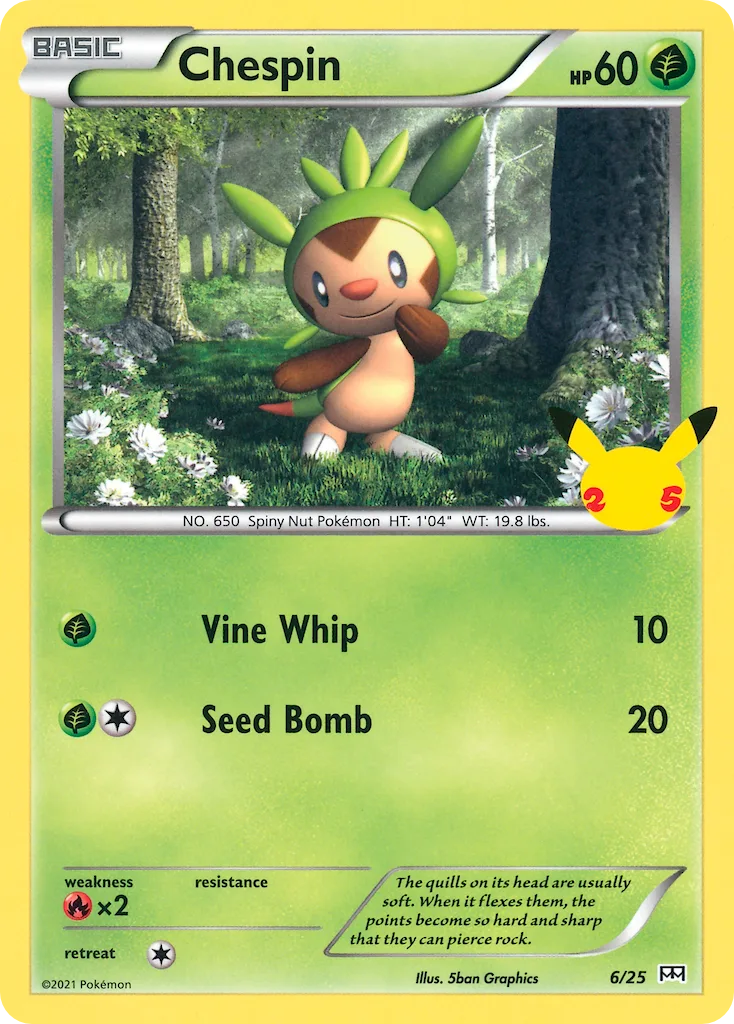 Chespin, McDonald's Collection 2021 #6/25