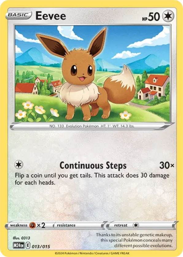 Eevee, McDonald's Collection 2024 #013/015