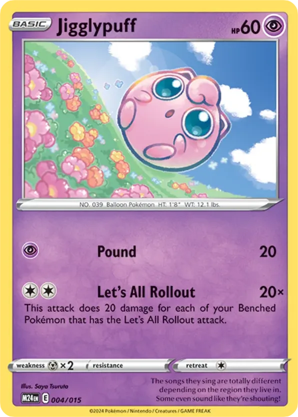 Jigglypuff, McDonald's Collection 2024 #004/015