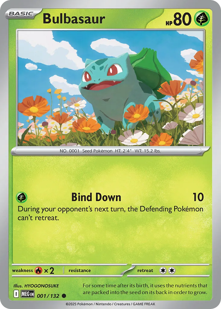 Bulbasaur, Mega Evolution #001/132