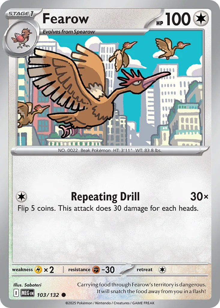 Fearow, Mega Evolution #103/132