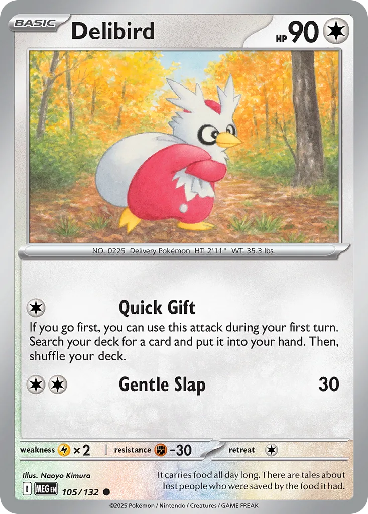 Delibird, Mega Evolution #105/132