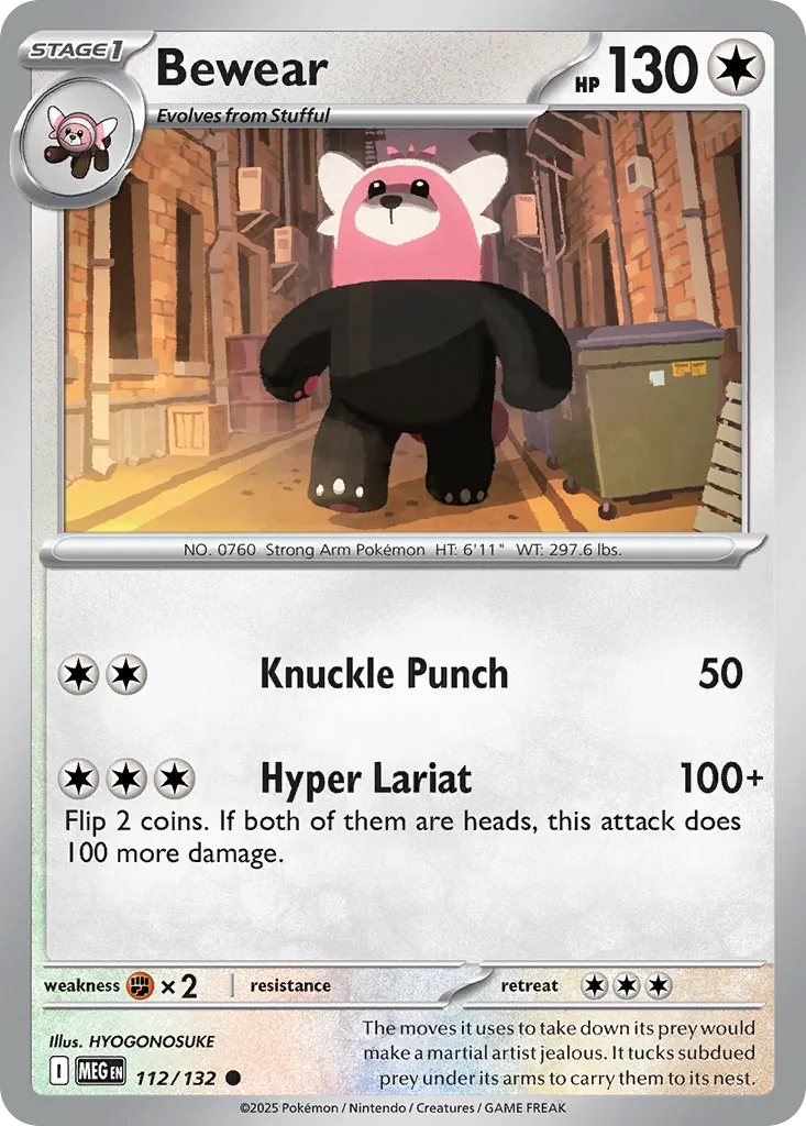 Bewear, Mega Evolution #112/132