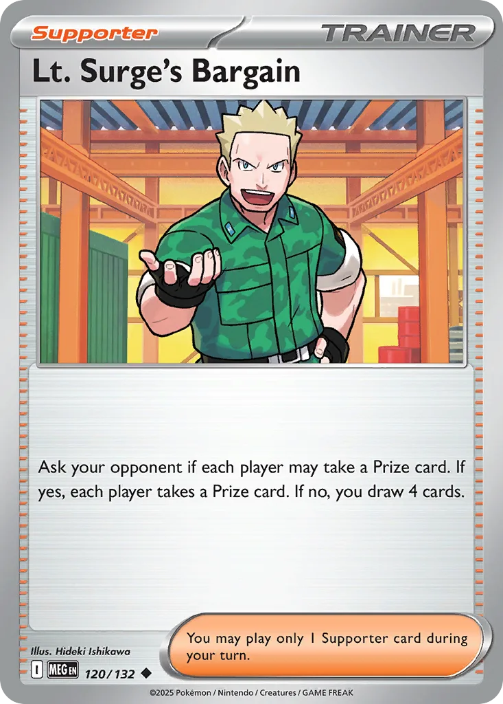 Lt. Surge's Bargain, Mega Evolution #120/132