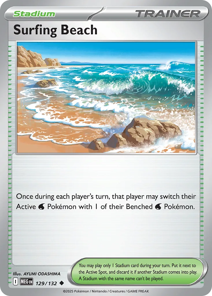 Surfing Beach, Mega Evolution #129/132