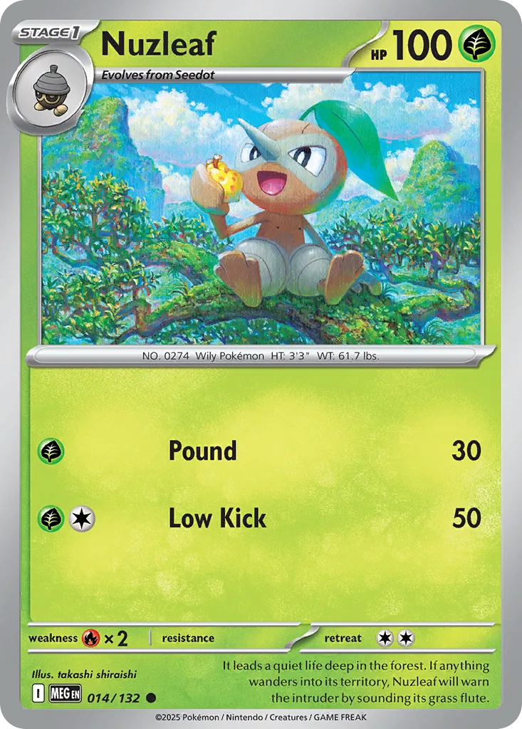 Nuzleaf, Mega Evolution #014/132