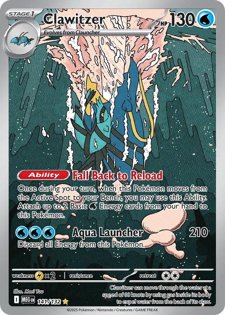 Clawitzer, Mega Evolution #141/132