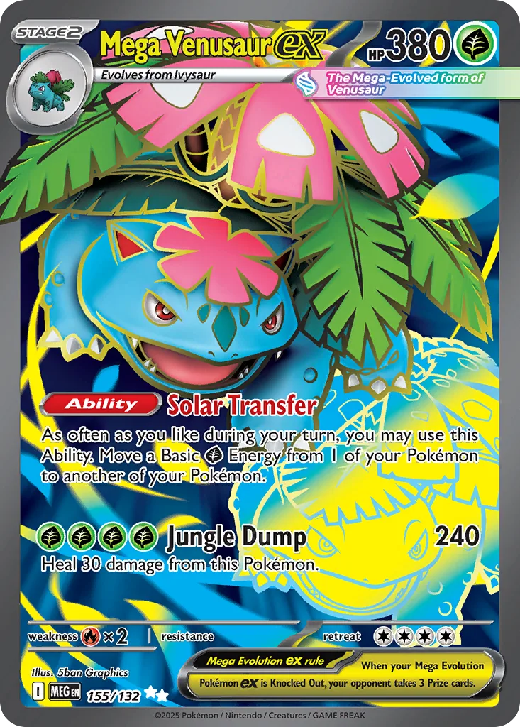 Mega Venusaur ex, Mega Evolution #155/132