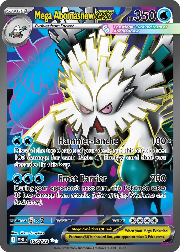 Mega Abomasnow ex, Mega Evolution #157/132
