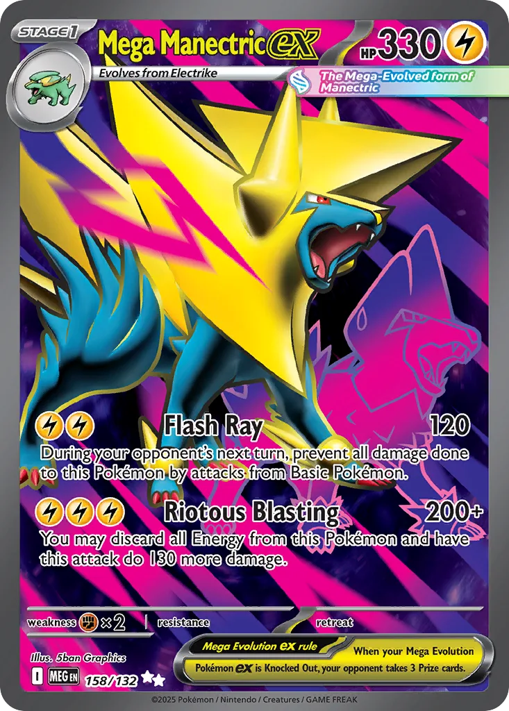Mega Manectric ex, Mega Evolution #158/132