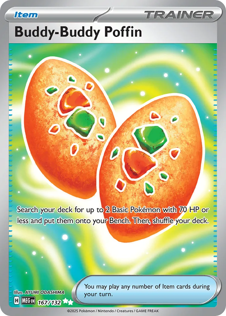 Buddy-Buddy Poffin, Mega Evolution #167/132
