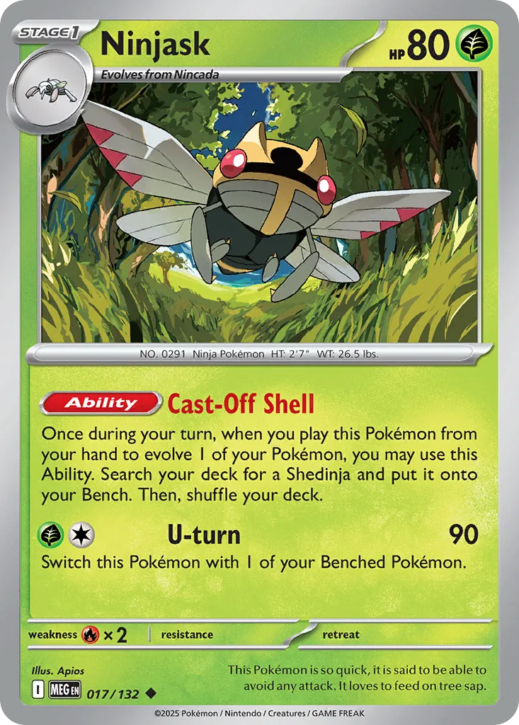 Ninjask, Mega Evolution #017/132