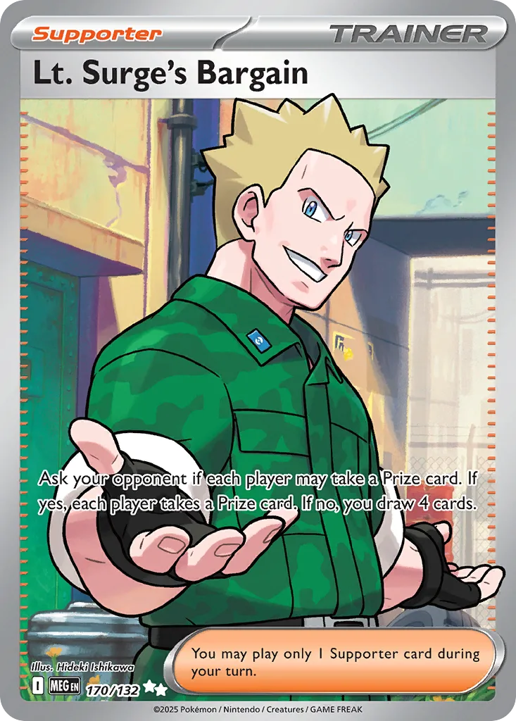 Lt. Surge's Bargain, Mega Evolution #170/132