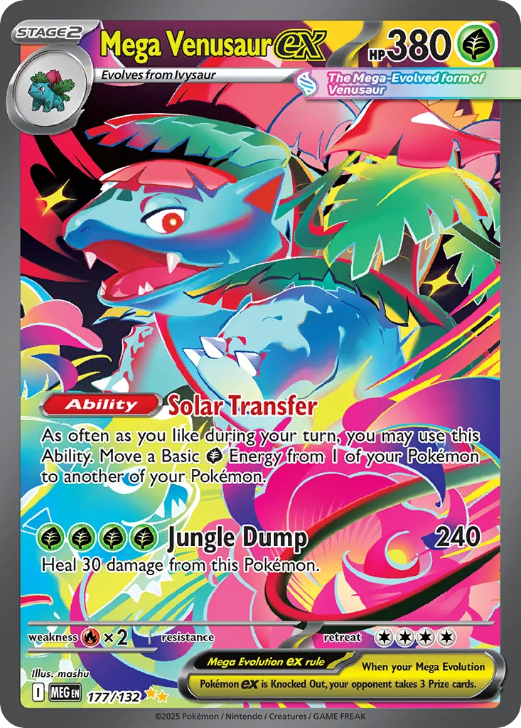 Mega Venusaur ex, Mega Evolution #177/132