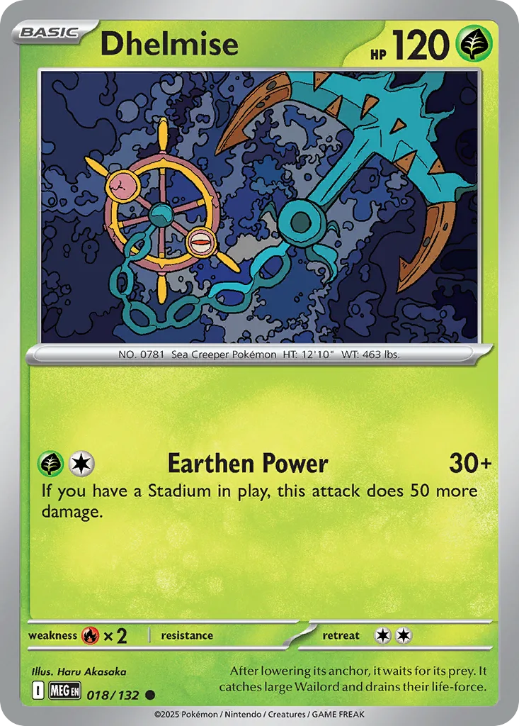 Dhelmise, Mega Evolution #018/132